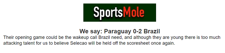 Chuyên gia Joel Lefevre dự đoán Paraguay vs Brazil, 8h ngày 29/6 - Ảnh 1