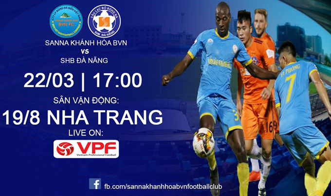 Giá vé sân 19-8 (sân Nha Trang) xem trực tiếp trận Sanna Khánh Hòa vs SHB Đà Nẵng