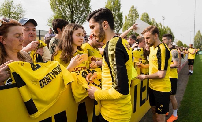 Lịch thi đấu giao hữu hè 2018 của Dortmund