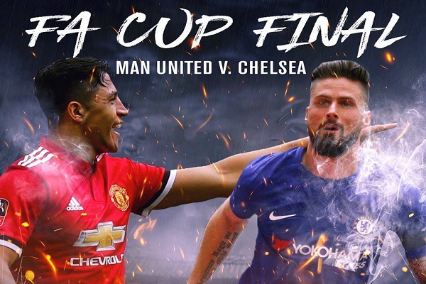 Lịch thi đấu chung kết FA Cup 2017/18: MU vs Chelsea