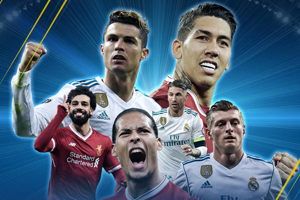 Kênh chiếu chung kết C1 2017/2018: Real Madrid vs Liverpool