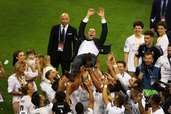 Những thành tích của Zidane khi dẫn dắt Real Madrid