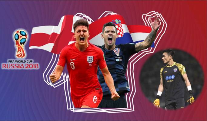 NÓNG: Thủ môn Bùi Tiến Dũng trao giải Cầu thủ hay nhất bán kết Anh vs Croatia tại Word Cup 2018
