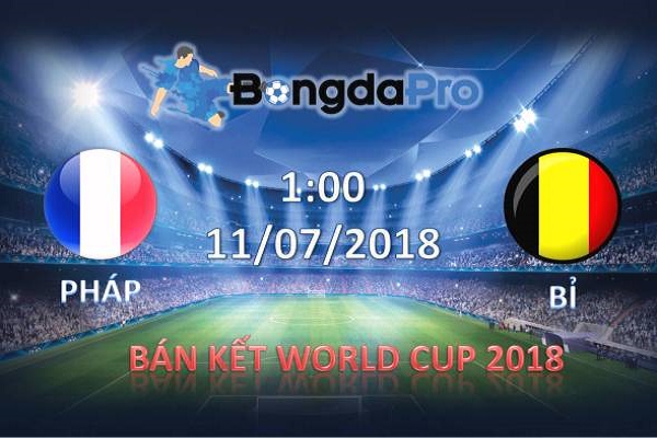 Nhận định bóng đá hôm nay (10/7): Pháp vs Bỉ