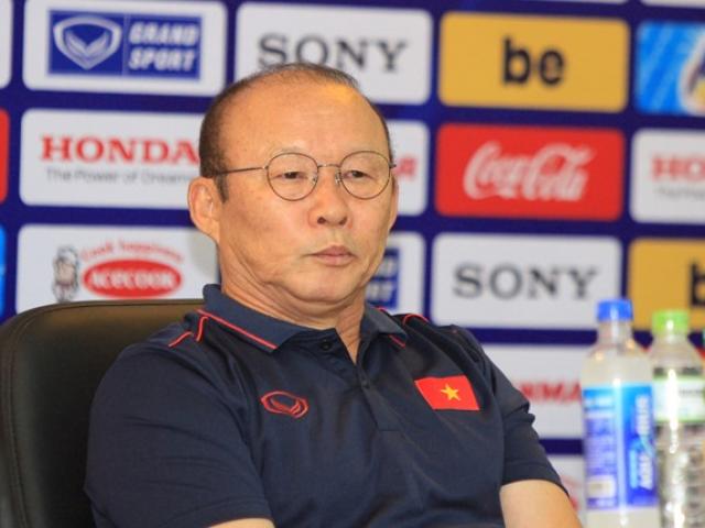 HLV Park Hang Seo thừa nhận sai lầm khi nhận lời dự King's Cup 2019