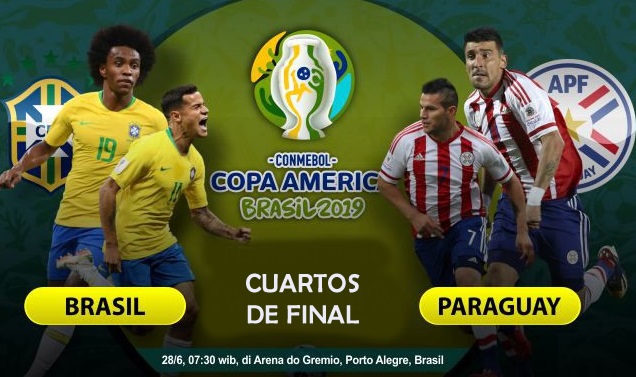 Máy tính dự đoán Brazil vs Paraguay, 7h30 ngày 28/6