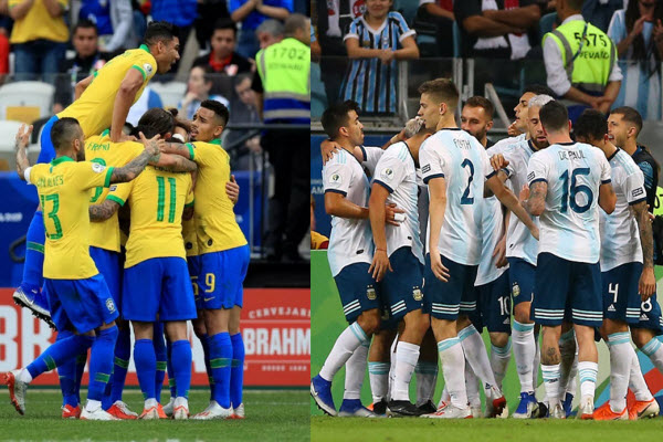 Đội hình kết hợp giữa Brazil và Argentina tại Copa America 2019: Selecao lấn áp