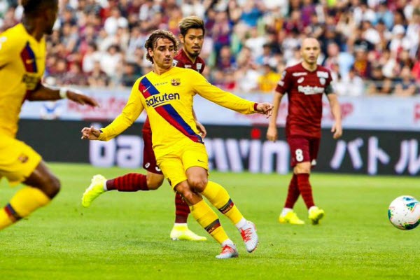 Vissel Kobe 0-2 Barcelona: Griezmann lu mờ trước sao trẻ Carles Perez