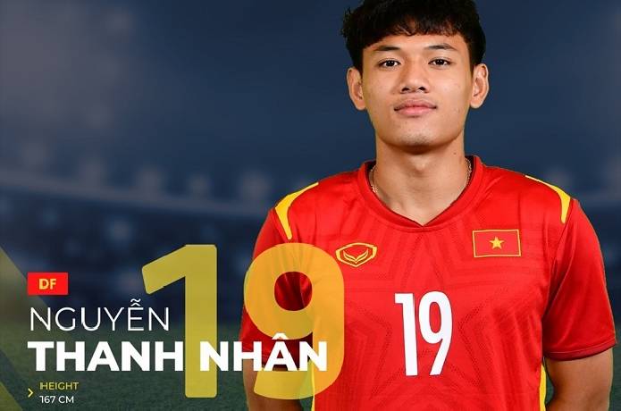 Tiểu sử Nguyễn Thanh Nhân - tiền vệ U23 Việt Nam quê ở đâu? 