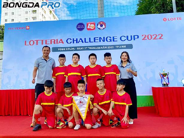 Trải nghiệm bóng đá chuyên nghiệp cùng học viên LPV Vinh tại Lotteria Challenge Cup 2022