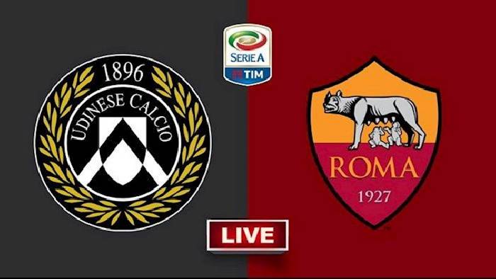 Xem trực tiếp Udinese vs AS Roma, 1h45 ngày 5/9 ở đâu, trên kênh nào?