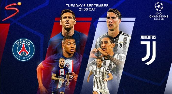 Xem trực tiếp PSG vs Juventus, 2h00 ngày 7/9 ở đâu, trên kênh nào?
