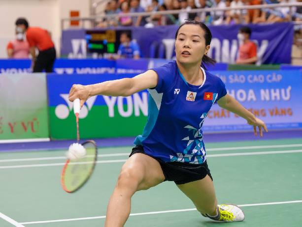 Tay vợt số một Việt Nam Nguyễn Thùy Linh thể hiện sức mạnh ở trận ra quân Asiad 19