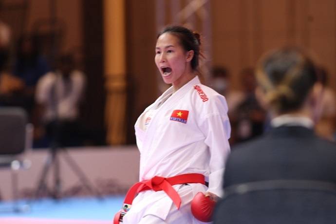 Đinh Thị Hương nén đau giành huy chương đồng Asiad 19 môn Karate