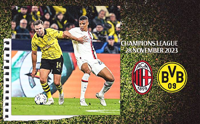 Những điểm nóng định đoạt trận AC Milan vs Dortmund, 3h ngày 29/11