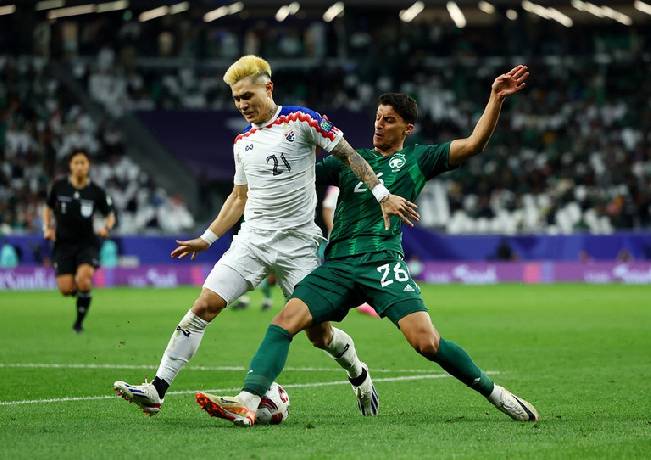 Cầm hòa Saudi Arabia, Thái Lan hiên ngang vào vòng 1/8 Asian Cup 2023
