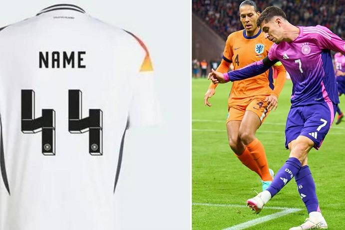 Adidas cấm số 44 trên áo ĐT Đức vì biểu tượng 'SS' của Đức Quốc xã