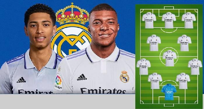 Vị trí của Mbappe trong đội hình Real Madrid đã được xác định