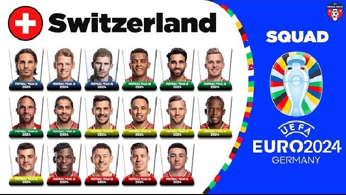 Danh sách đội tuyển Thụy Sĩ tham dự Euro 2024: Xhaka và đồng đội