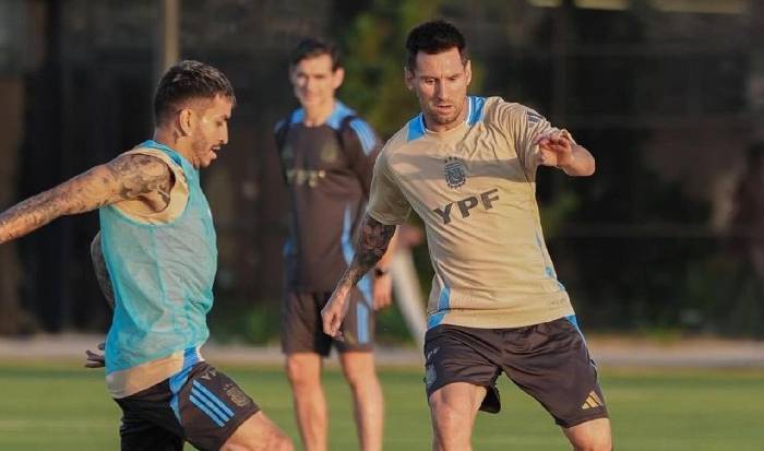 Messi hội quân cùng ĐT Argentina chuẩn bị cho Copa America 2024