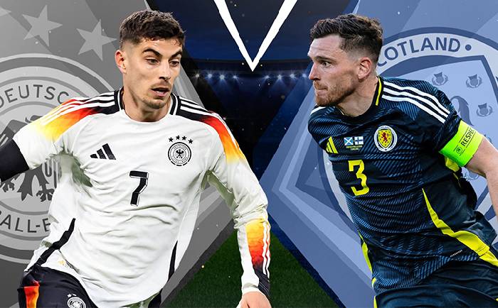 Xem trực tiếp Đức vs Scotland, 2h ngày 15/6 ở đâu, kênh nào?