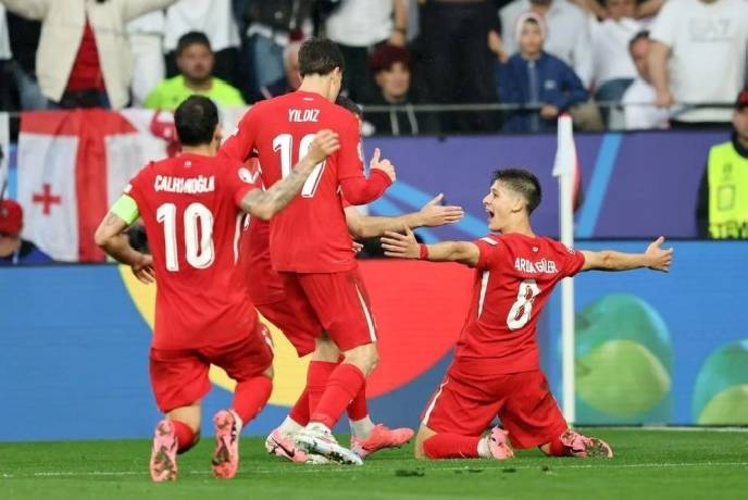 Thổ Nhĩ Kỳ thắng đậm Georgia ở trận mở màn Euro 2024