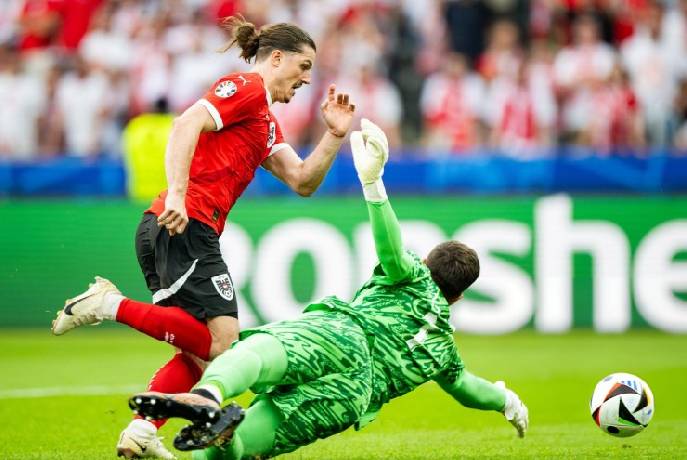 Thua đậm Áo, Ba Lan bị loại đầu tiên ở Euro 2024