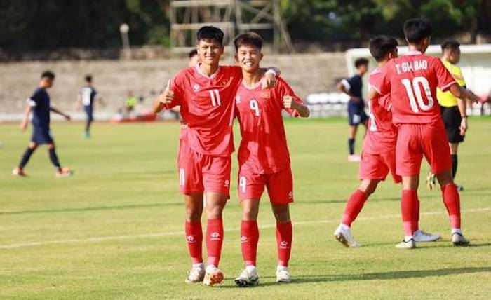 U16 Việt Nam thắng 15 bàn không gỡ ở trận ra quân giải U16 Đông Nam Á