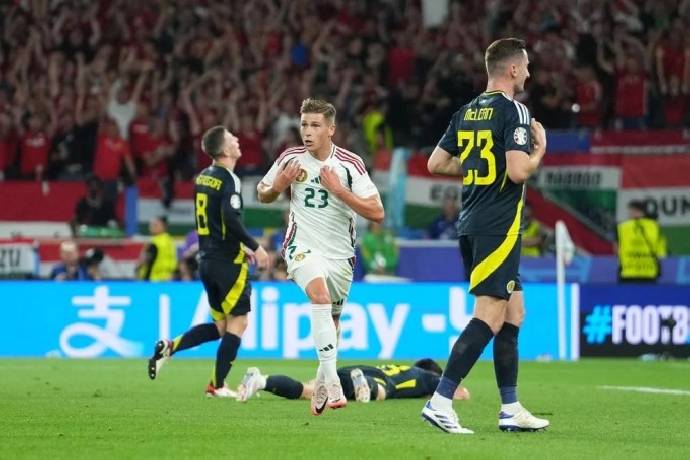 Thua Hungary ở phút 100, Scotland bị loại ở Euro 2024
