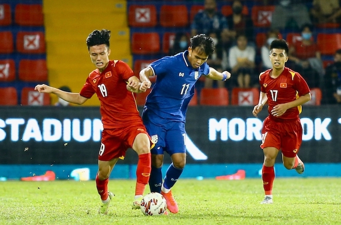 U23 Việt Nam chơi ấn tượng trước U23 Thái Lan ở trận mở màn U23 châu Á 2022. 