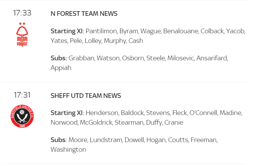 Kết quả Sheffield United 2-0 Nottingham Forest: Chiến thắng nhọc nhằn