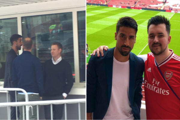 Sami Khedira bất ngờ xuất hiện ở Emrates, chuẩn bị ký hợp đồng với Arsenal