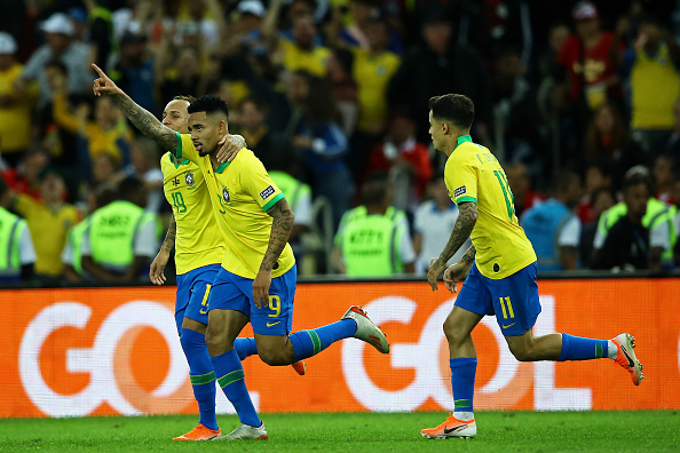 Brazil 3-1 Peru: Gabriel Jesus bị đuổi, Selecao vẫn vô địch Copa America 2019