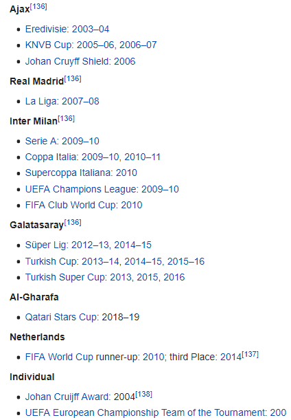 Wesley Sneijder giải nghệ ở tuổi 35